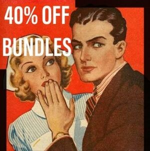 BIG Sale Vintage Victorian antique.goth Punk Rockabilly Biker Beaty Dark Art